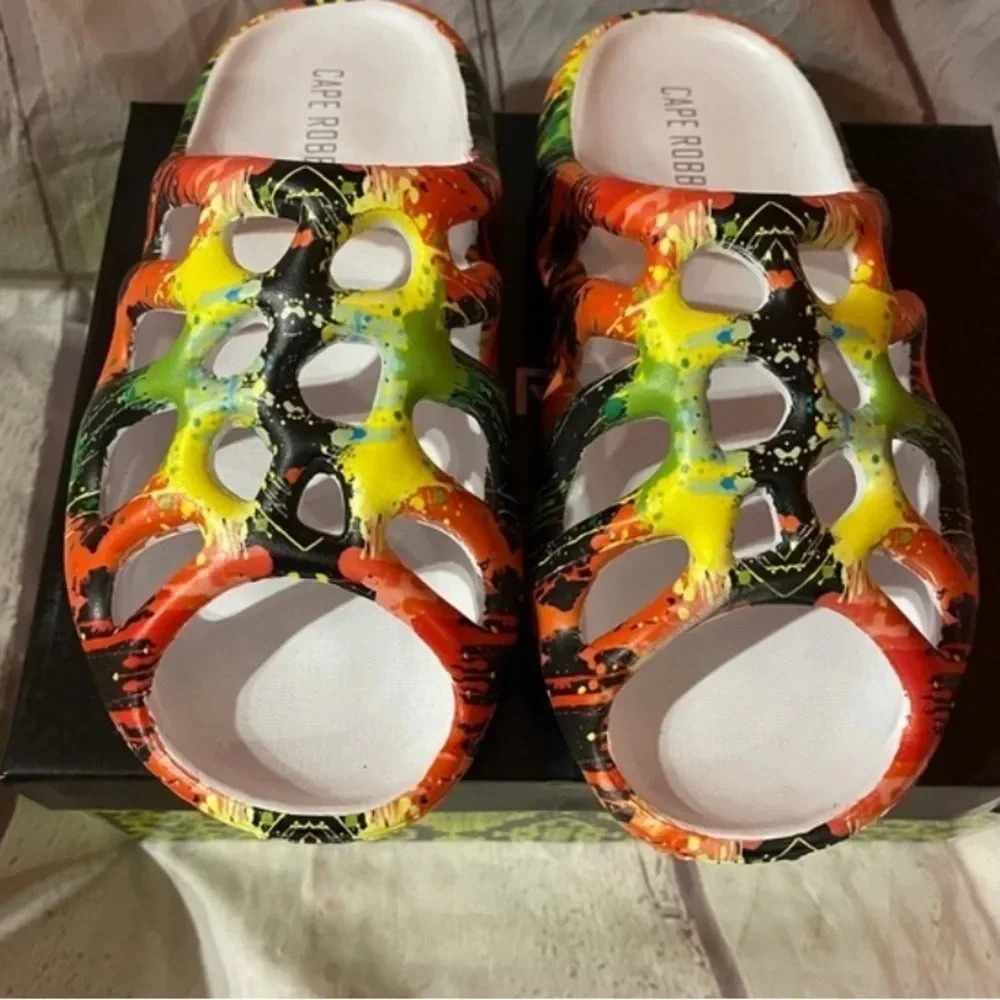 NWT CAPE ROBBIN POND SLIP ON SANDALS 6-7-8-10 - Picture 3 of 16